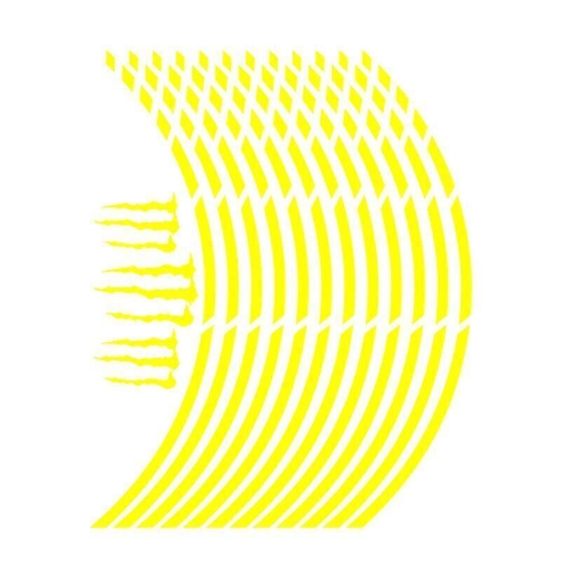 Florasan Sarı Kesik 1 Set Jant Şeridi