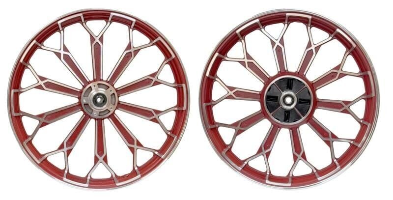 Jant Ön-Arka Set Kırmızı 1.60X18-1.85X18 Modıfıye Cg