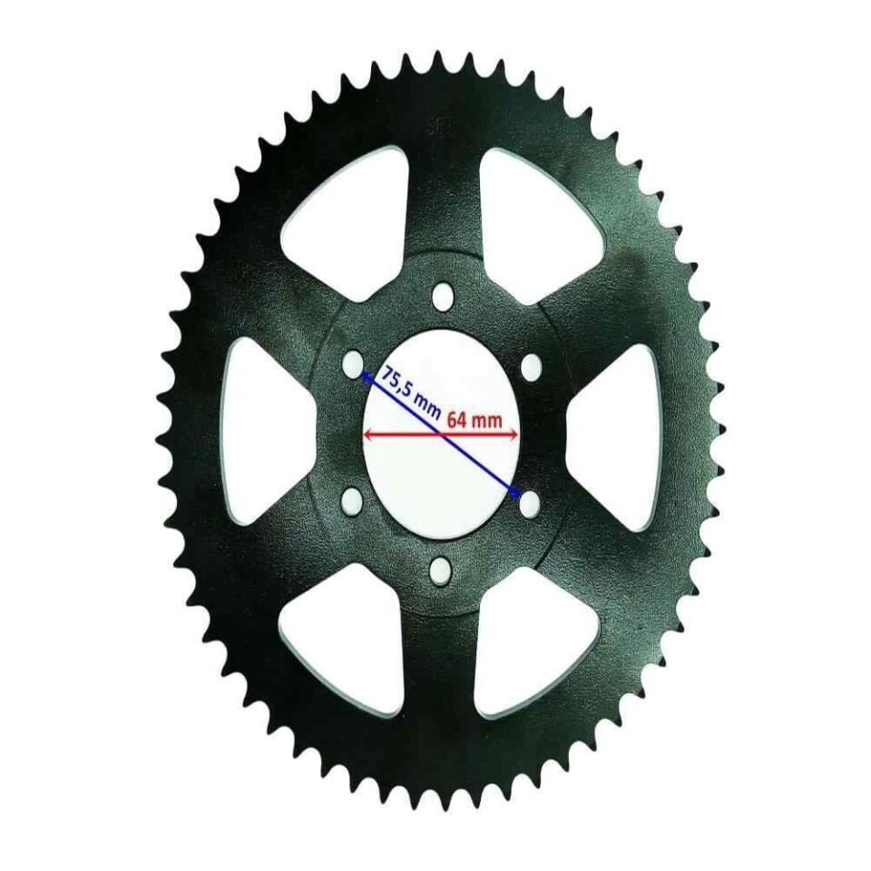 Cross 200 Arka Dişli Ramzey 428-56T İç 64 Mm 6 Delikli Öm