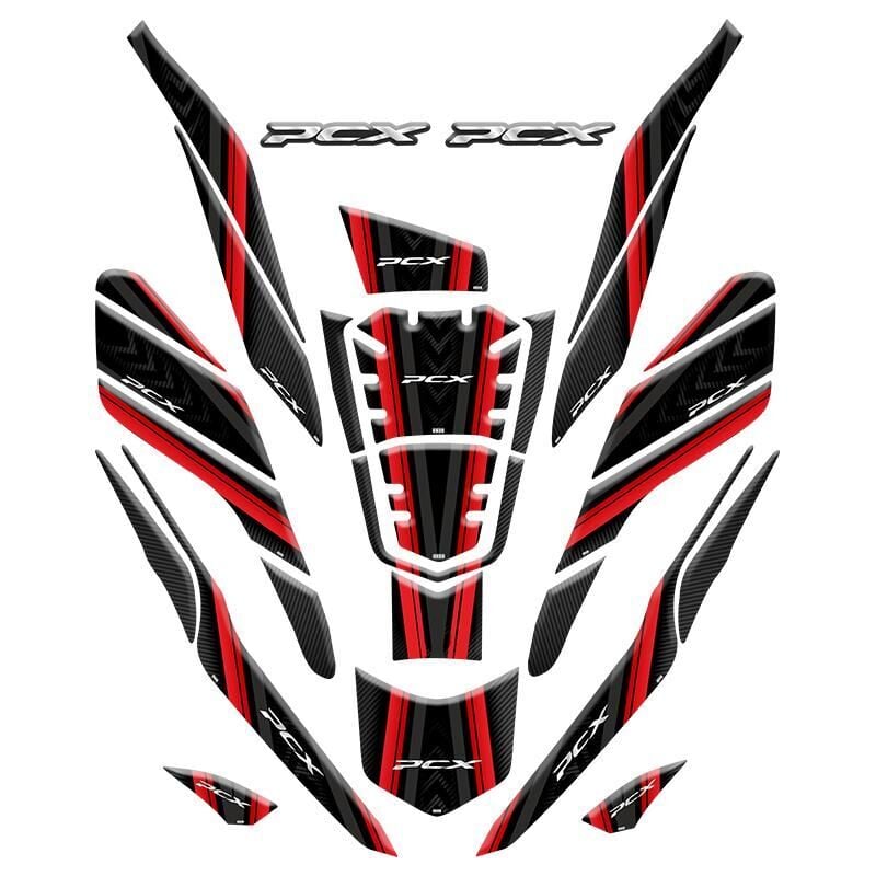 Honda Pcx 2021 - 2024 Uyumlu Tank Pad Set 002