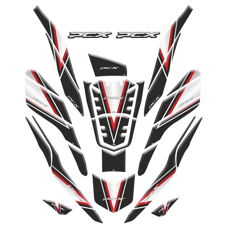 Honda Pcx 2021 - 2024 Uyumlu Tank Pad Set 003