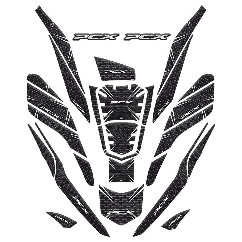 Honda Pcx 2021 - 2024 Uyumlu Tank Pad Set 006