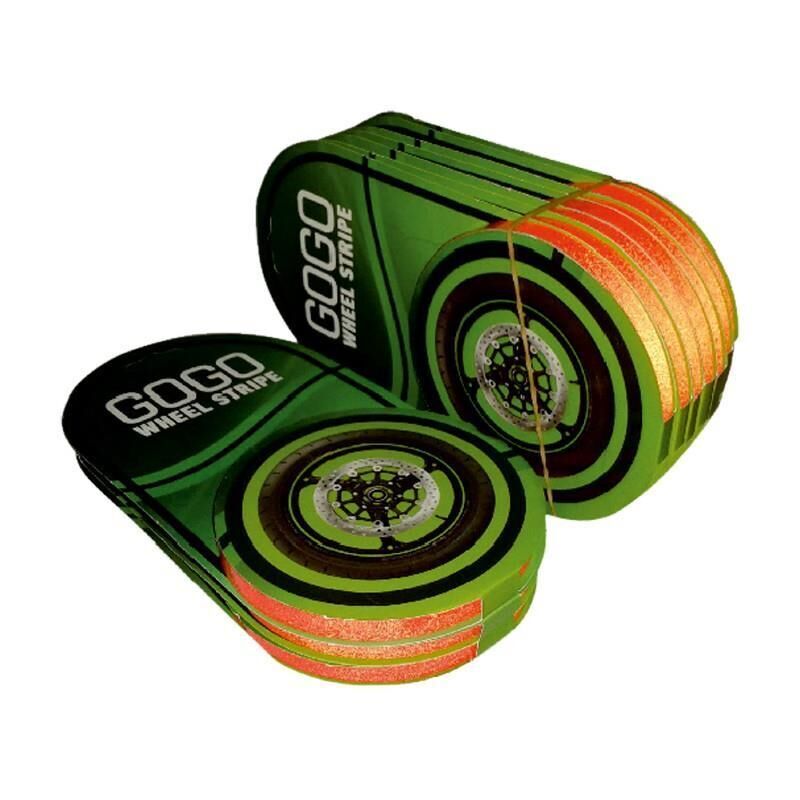 Reflektör Turuncu 7Cm X 7 M Lüks 1 Set Jant Şeridi