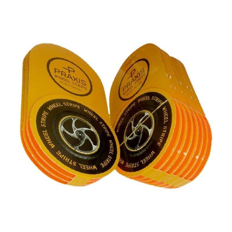 Florasan Turuncu 7Cm X 7 M Lüks 1 Set Jant Şeridi