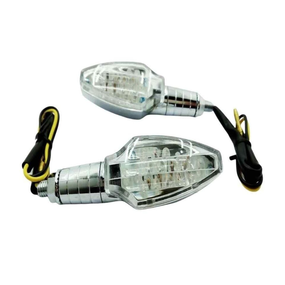 Sinyal Ledli Zamak Nikel 8537 Sarı Işık