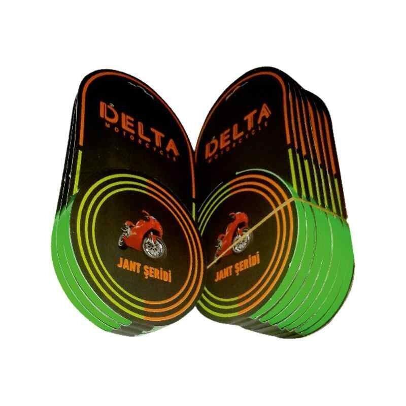 Florasan Yeşil 7Cm X 7 M Lüks 1 Set Jant Şeridi