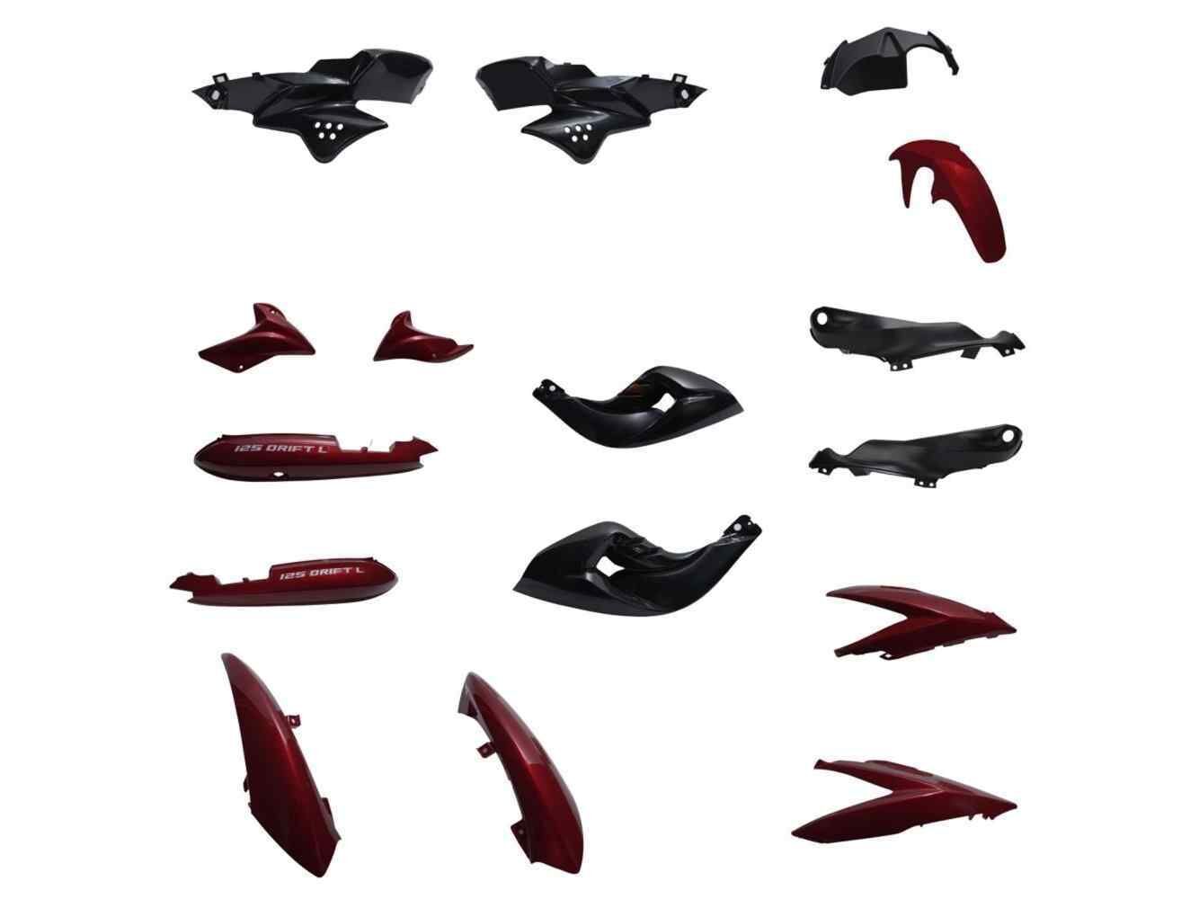 Mondial Mh Drift L Kaporta Seti Kırmızı 16 Parça