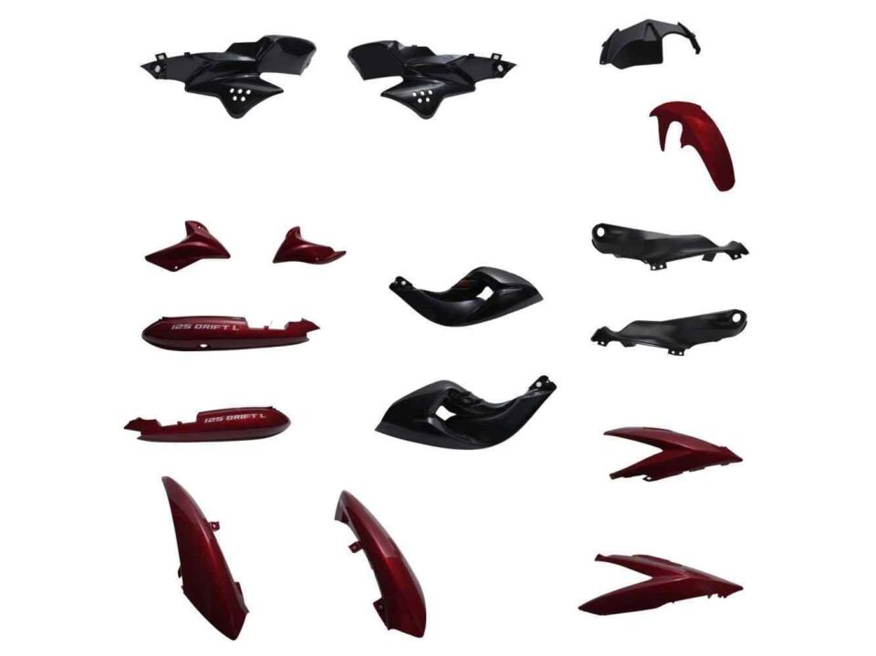 Mondial Mh Drift L Kaporta Seti Kırmızı 16 Parça