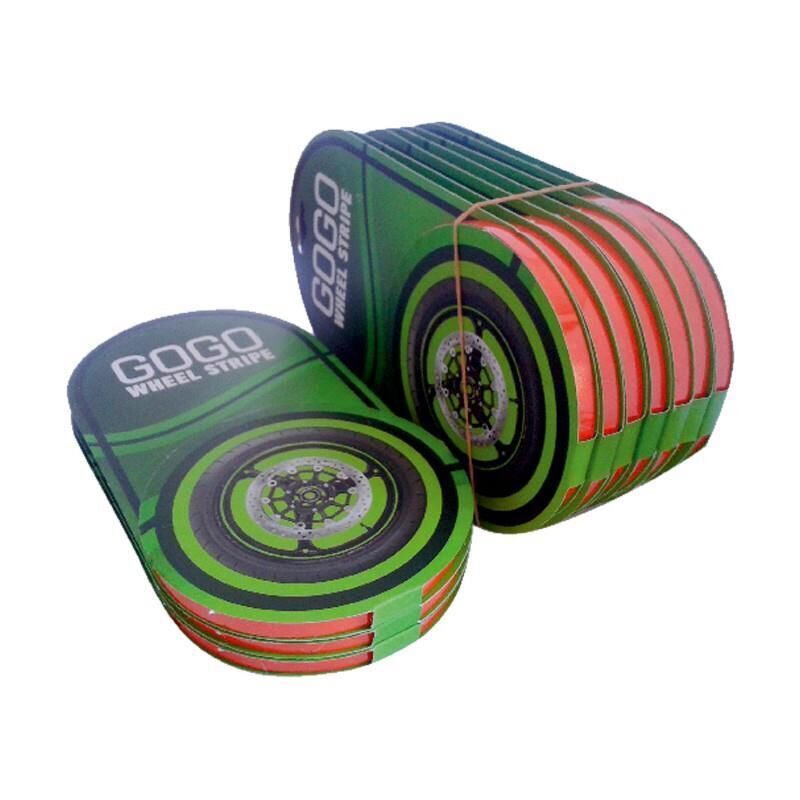 Florasan Kırmızı 7Cm X 7 M Lüks 1 Set Jant Şeridi