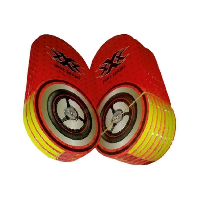 Florasan Sarı 7Cm X 7 M Lüks 1 Set Jant Şeridi