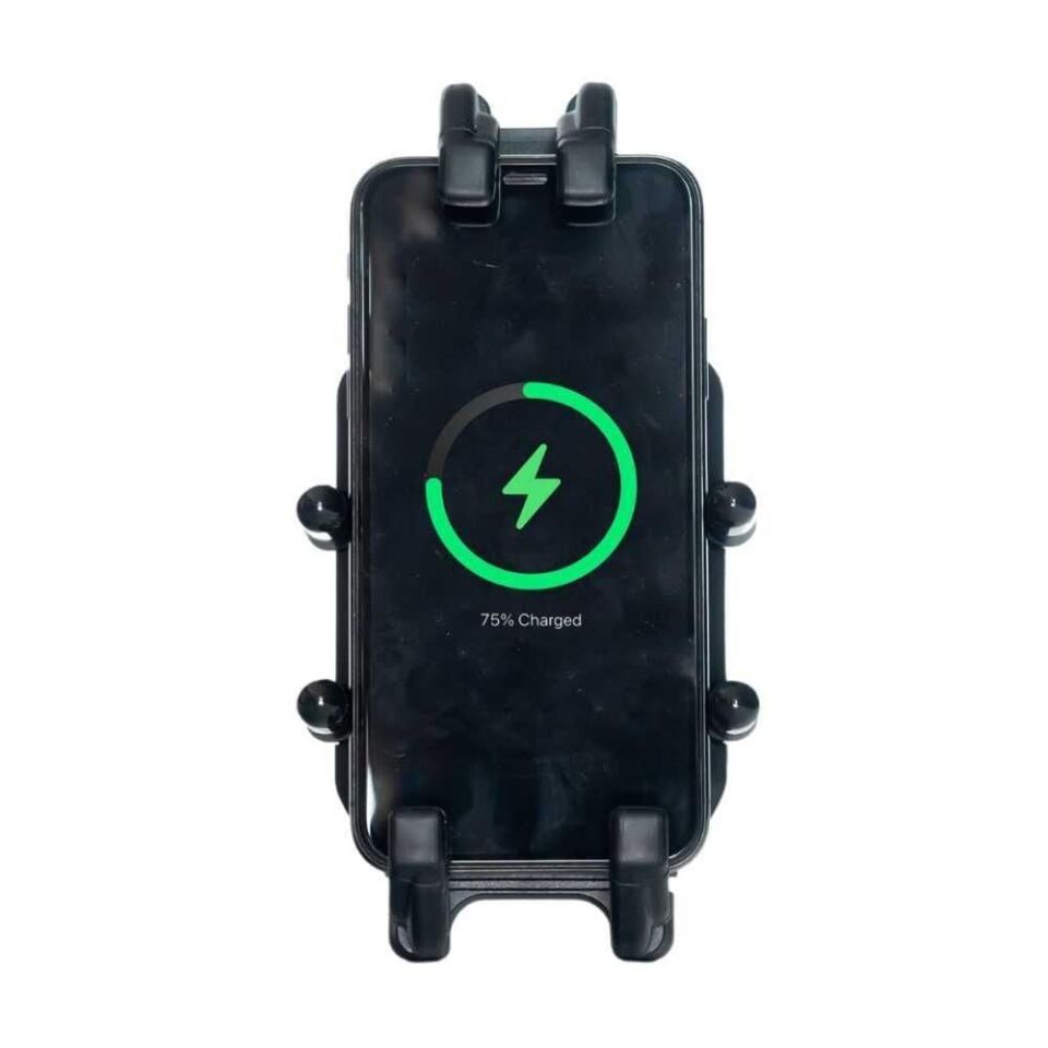 Knmaster Tt-860Wu Kablosuz Şarjlı Tüm Motosikletlere Uyumlu Telefon Tutucu