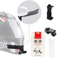 Knmaster Hc-20 Motosiklet Kask Çene Yapıştırıcılı Telefon Ve Aksiyon Kamera Tutucu Full Set