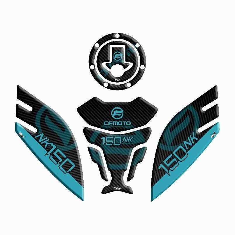 Cf Moto 150 Nk 2016 - 2023 Uyumlu Tank Pad Set 001