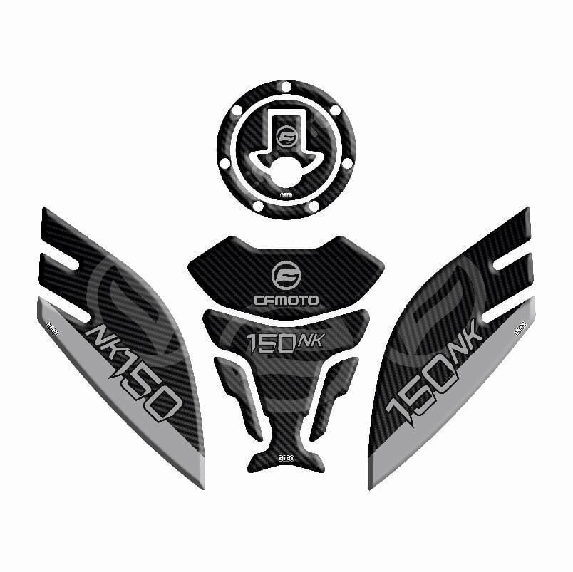 Cf Moto 150 Nk 2016 - 2023 Uyumlu Tank Pad Set 002