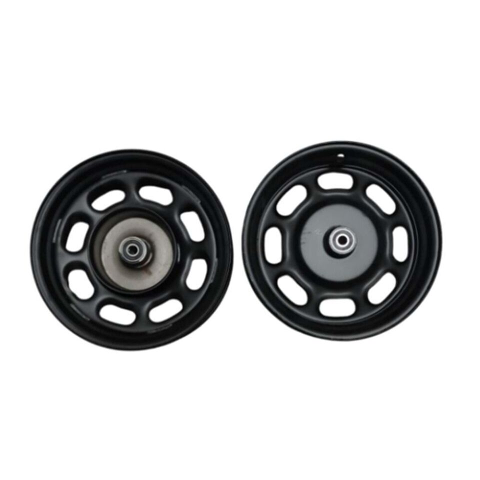 Ön 10 Jant Kampanalı Siyah Saç E-Bisiklet