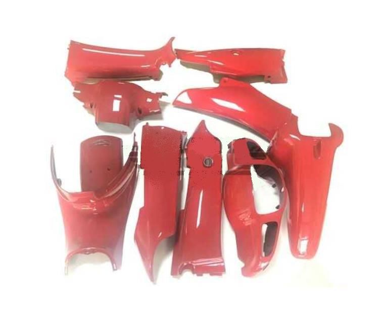 Modenas Kriss Kaporta Seti F Kırmızı Dizlik Hariç (10 Parça)