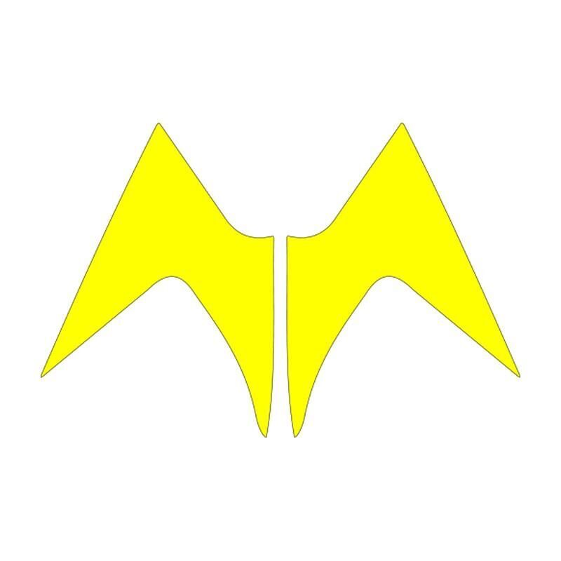 Mondial Mh Drift 2011 - 2020 Uyumlu Sarı Ön Siperlik Yan Sticker