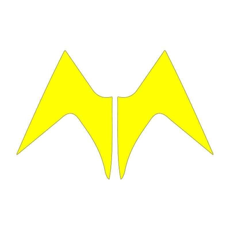 Mondial Mh Drift 2011 - 2020 Uyumlu Sarı Ön Siperlik Yan Sticker