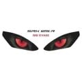 Rks Srk 125 R 2023 - 2025 Uyumlu Far Sticker Kırmızı