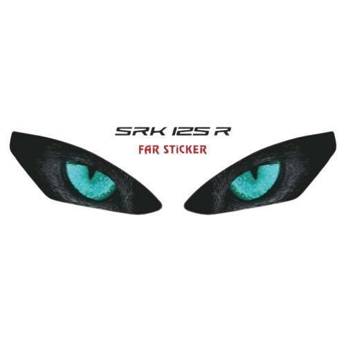 Rks Srk 125 R 2023 - 2025 Uyumlu Far Sticker Mavi