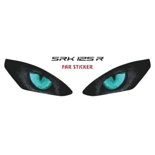 Rks Srk 125 R 2023 - 2025 Uyumlu Far Sticker Mavi