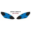 Rks Srk 125 R 2023 - 2025 Uyumlu Far Sticker Mavi X