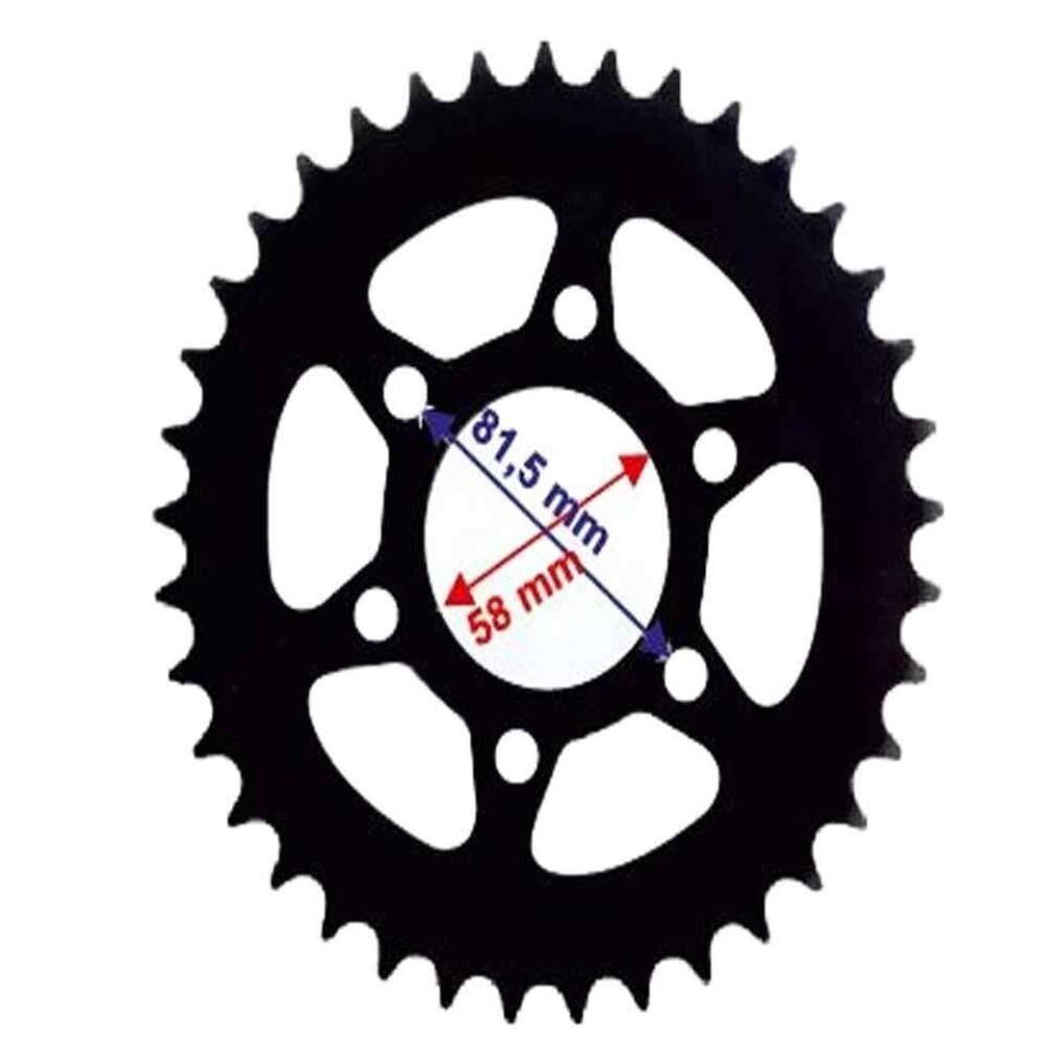 Bajaj Pulsar Ns 200 Arka Dişli 520-37T İç 58 Mm Öm