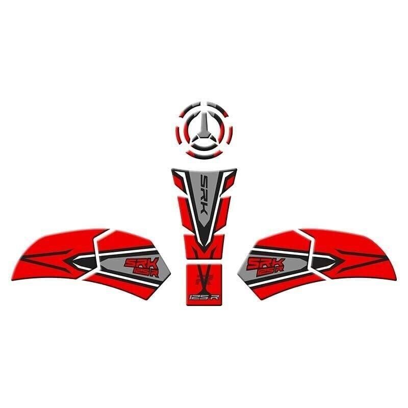 Rks Srk 125 R 2023 - 2025 Uyumlu Tank Pad Set 001