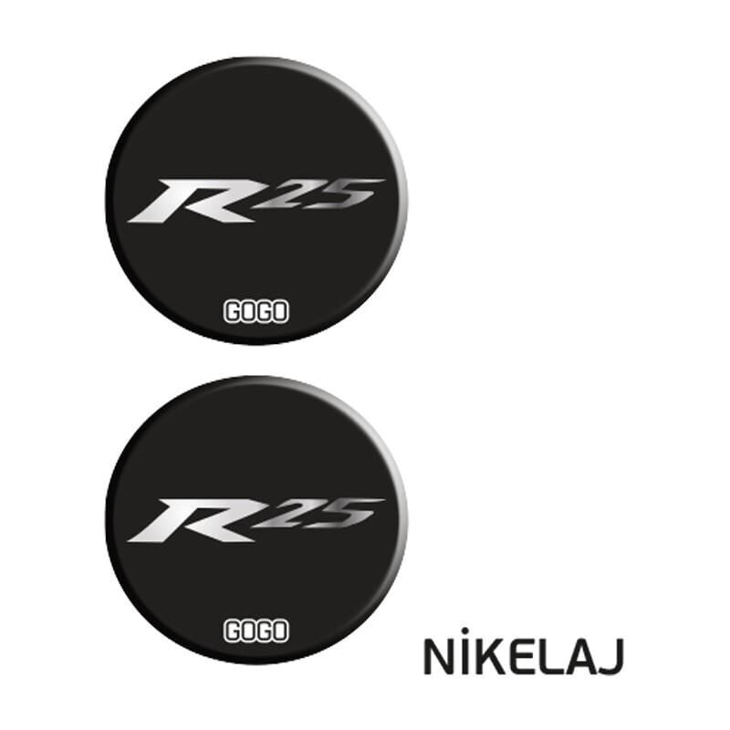 Yamaha R25 Uyumlu Koruma Takoz 2 (4X4) İkili Damla Etiket