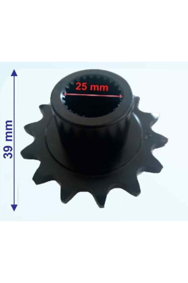 Atv Ön Dişli 520-14T İç 25Xuzunluk 39Xtm Öm