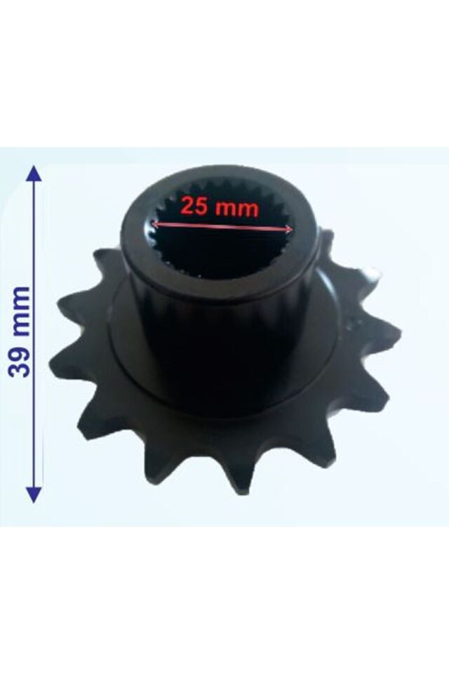 Atv Ön Dişli 520-14T İç 25Xuzunluk 39Xtm Öm