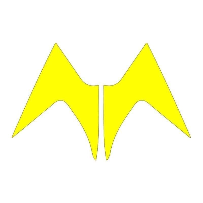 Mondial Mh Drift 2011 - 2020 Uyumlu Flo Sarı Ön Siperlik Yan Sticker