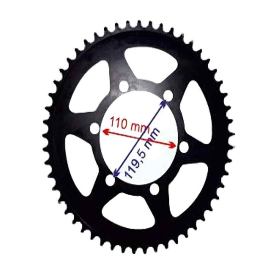 Kawasaki Uyumlu Ninja 250 Arka Dişli 520-53T İç 110Xöm