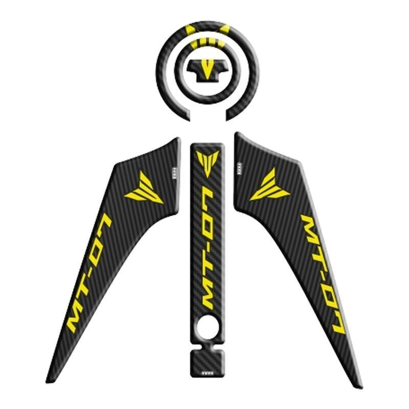 Yamaha Mt07 2014 - 2017 Uyumlu Tank Pad Set 003