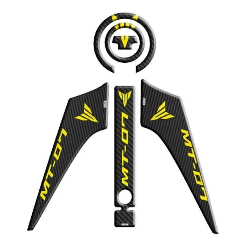 Yamaha Mt07 2014 - 2017 Uyumlu Tank Pad Set 003