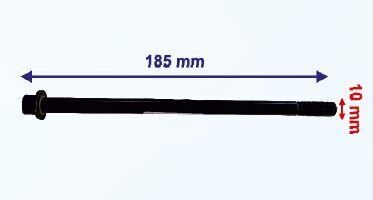 Atv Elektrikli Yuki Shock Ön Salıncak Mili 10-185 Mm Öm