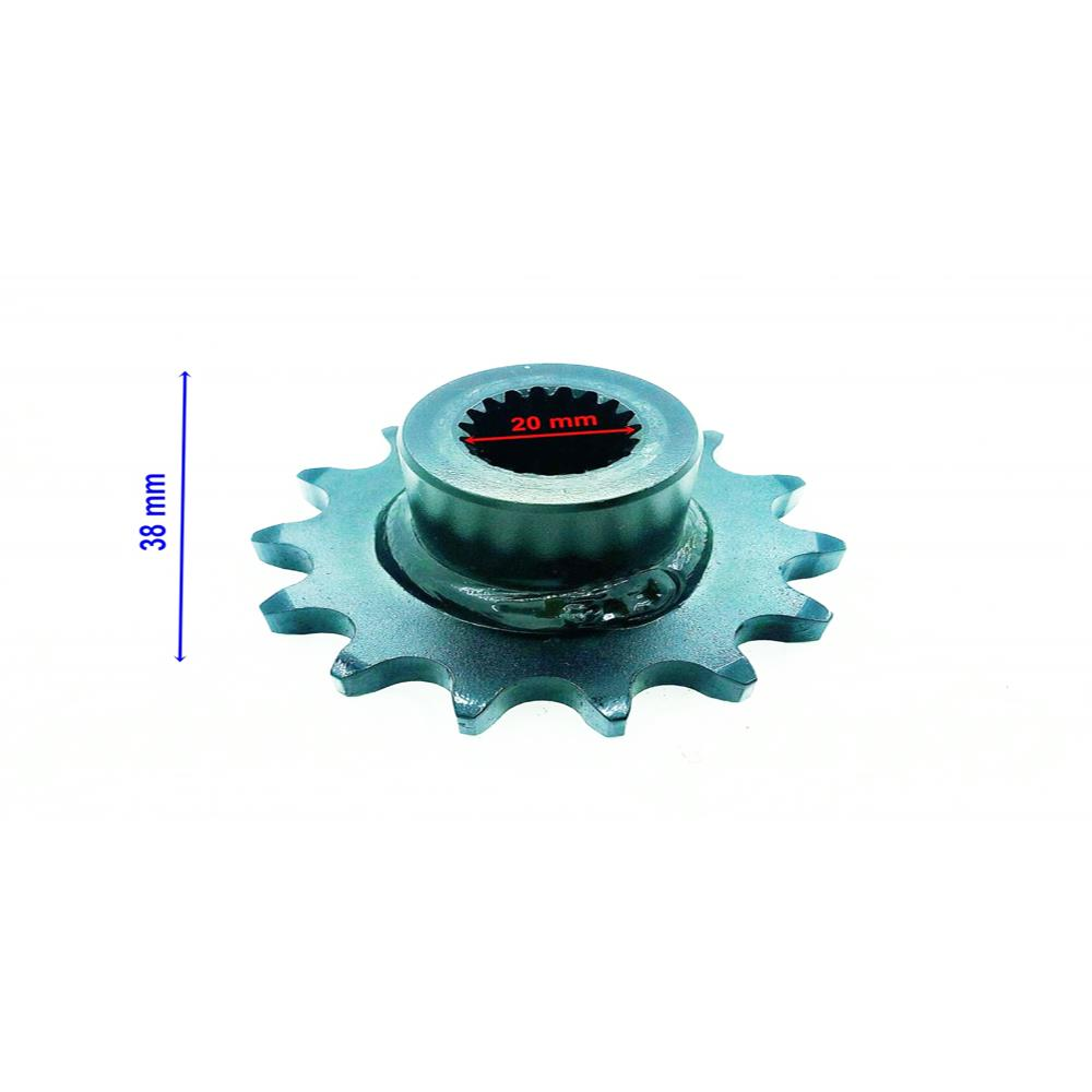 Atv Ön Dişli 530-14T İç 20Xuzunluk 38,5Xtm Öm