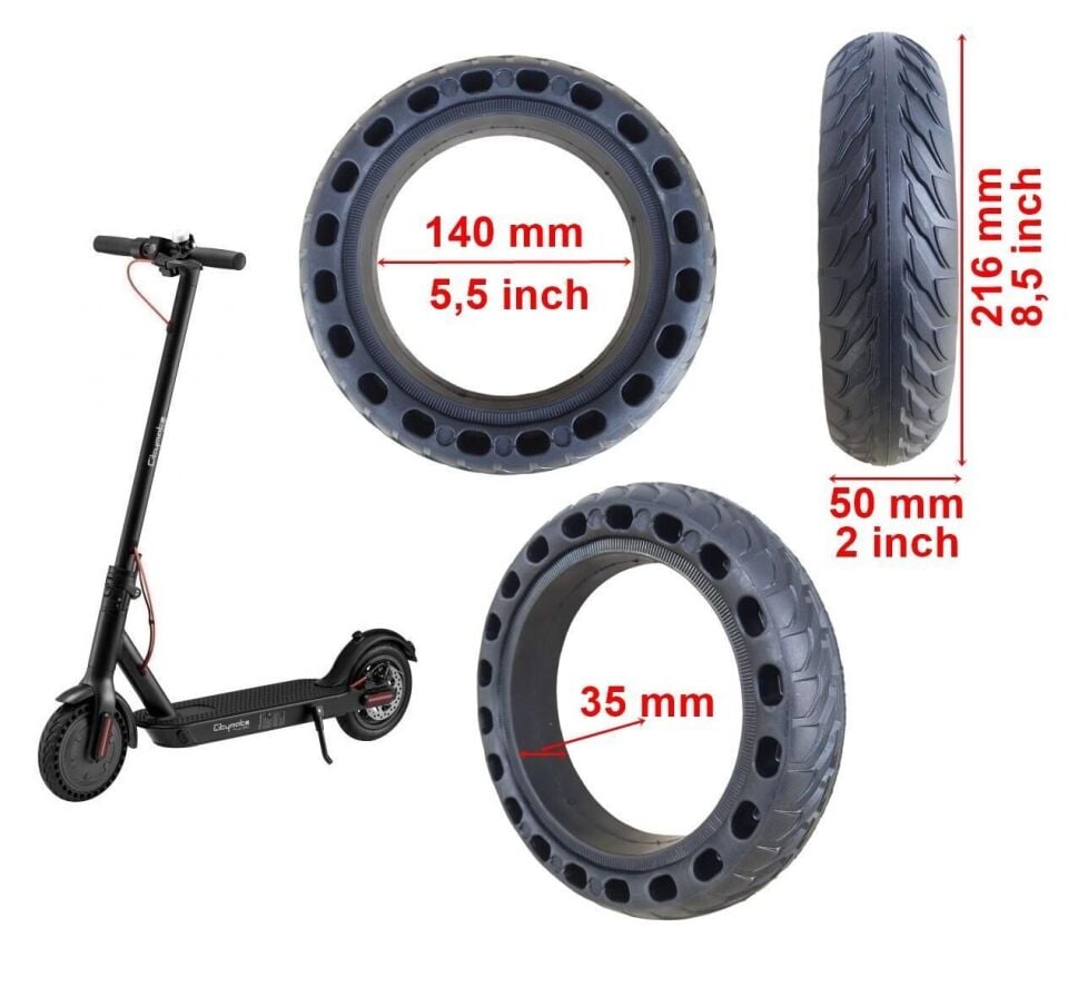 Dış Lastik Dolgu Elektrikli Scooter 8 1/2X2 Nıtro