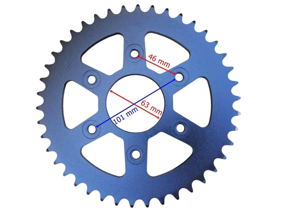 Arka Dişli 520-43T İç 63X6 Delikli Bajaj Dominar 400