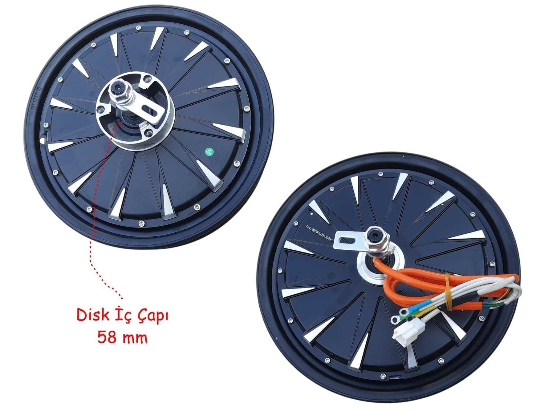 Ebıs E-Bis Arka Jant Motor 2.15-12 72V 2000W Diskli Model