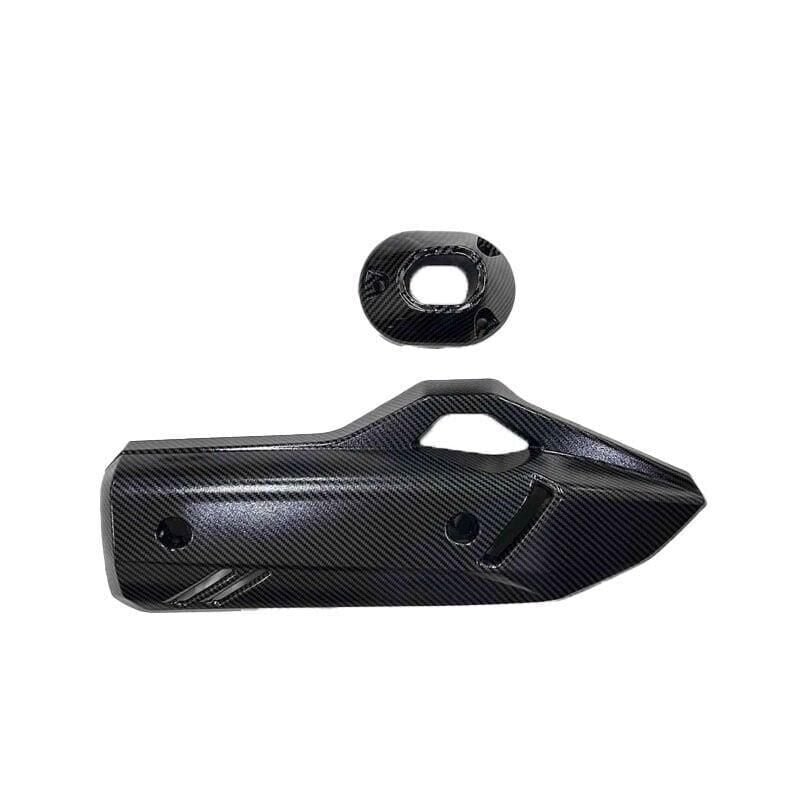 Honda Pcx 2021 - 2025 Uyumlu Eksoz Koruma Kapağı Ve Ucu Karbon