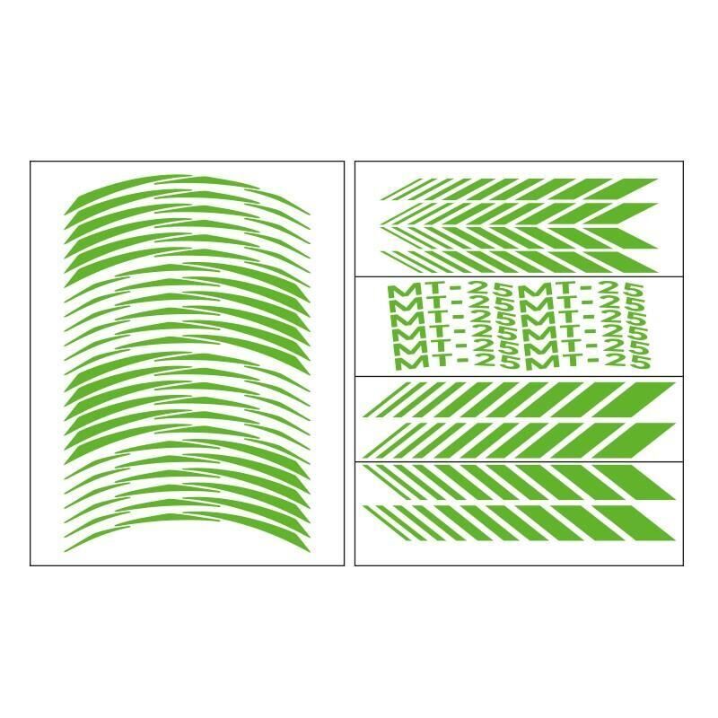 Yamaha Florasan Yeşil Mt-25 Uyumlu Racıng 1 Set Jant Şeridi