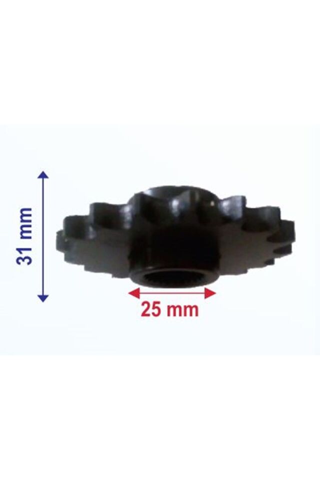 Atv Kanuni Ön Dişli 530-17T İç 25Xuzunluk 31Xm Öm