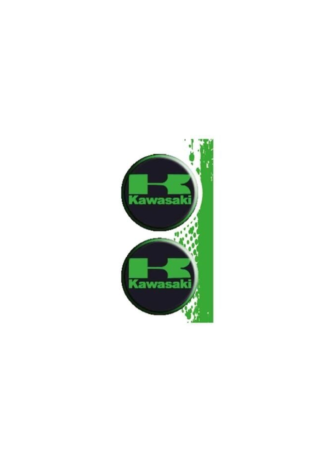 Skm Kawasaki Uyumlu Koruma Takozu İkili Damla Sticker