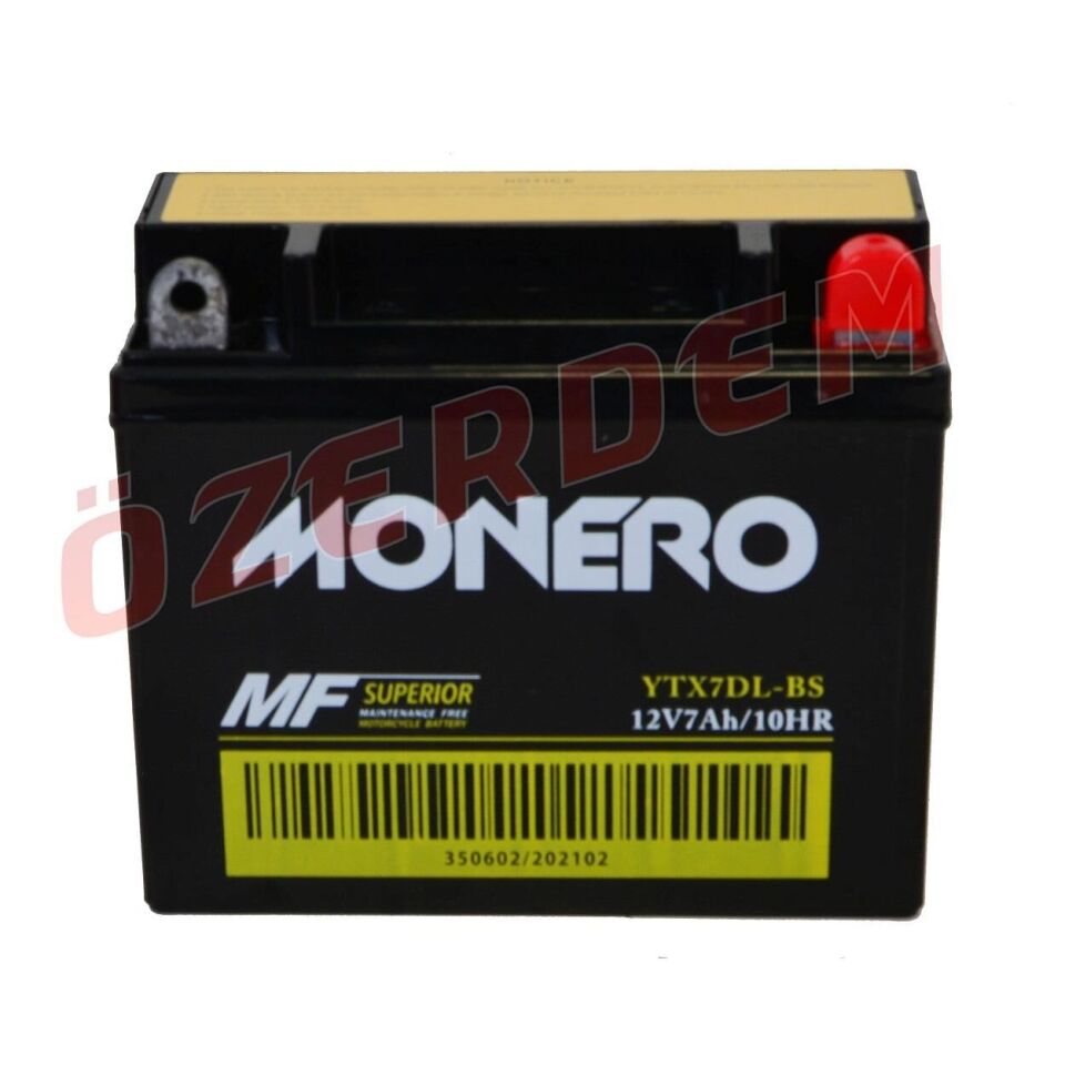 Akü Bs 12V 7Ah Dik Monero Kt