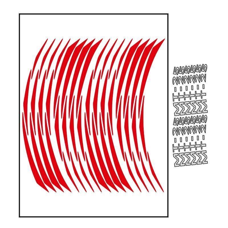 Yamaha Reflektör Kırmızı Mt-25 Uyumlu 1 Set Jant Şeridi