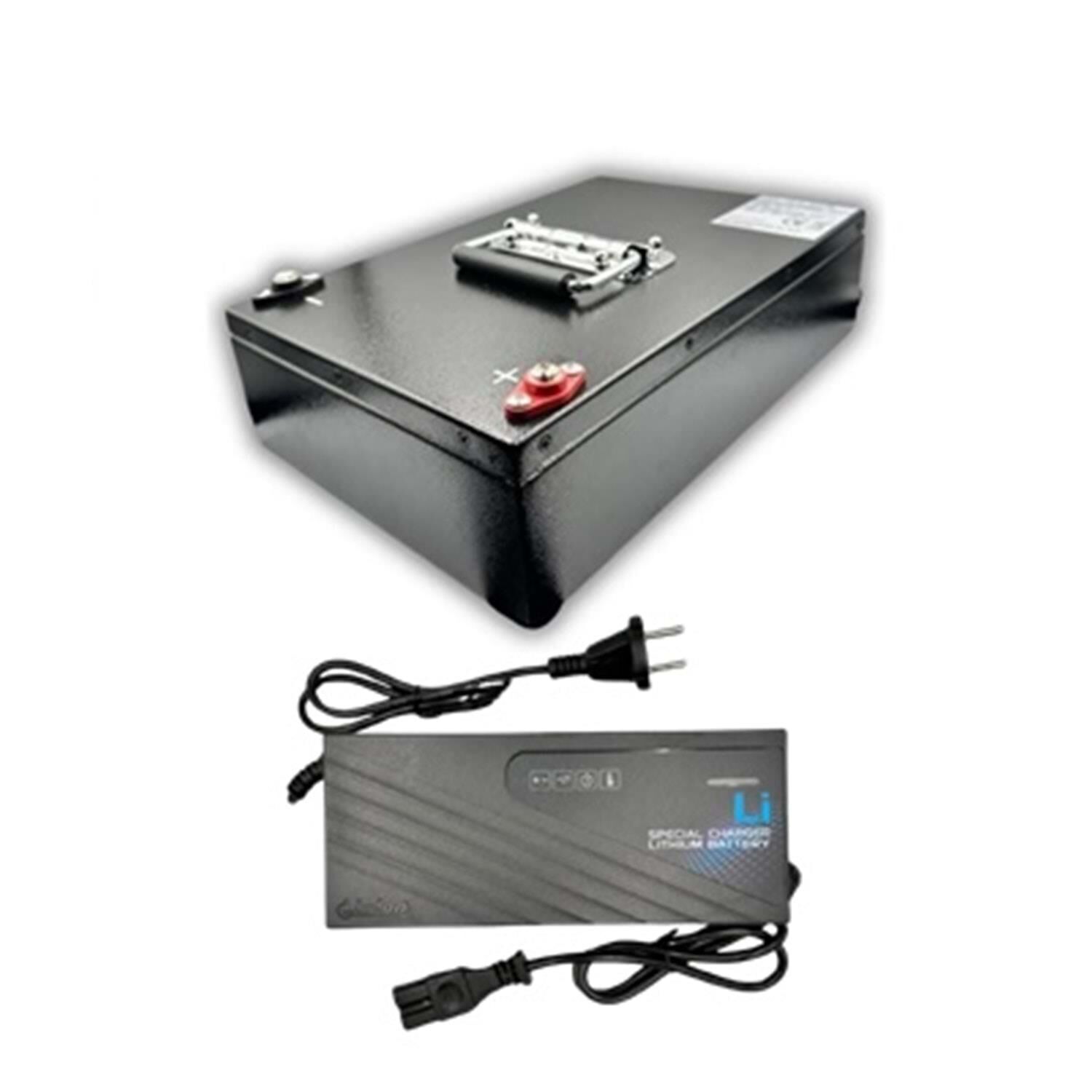 Akü Lityum 48 V 15 Ah + Şarz Aleti Ortec