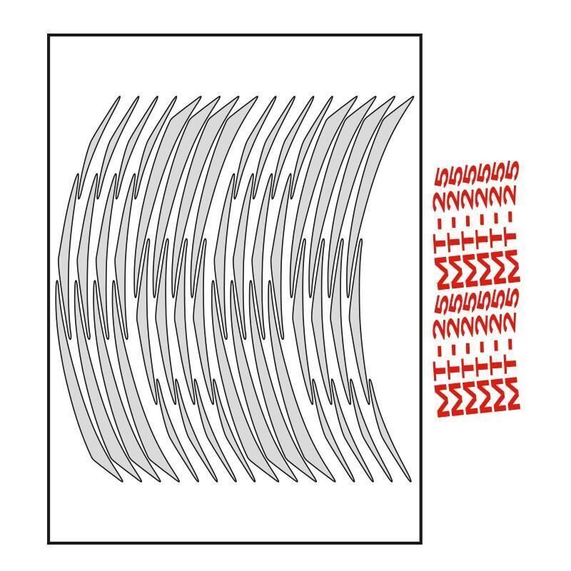 Yamaha Reflektör Beyaz Mt-25 Uyumlu 1 Set Jant Şeridi