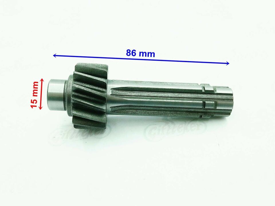 E-Yükarabasışanzımanmiliçap17X15T6Kanallıdişçap31