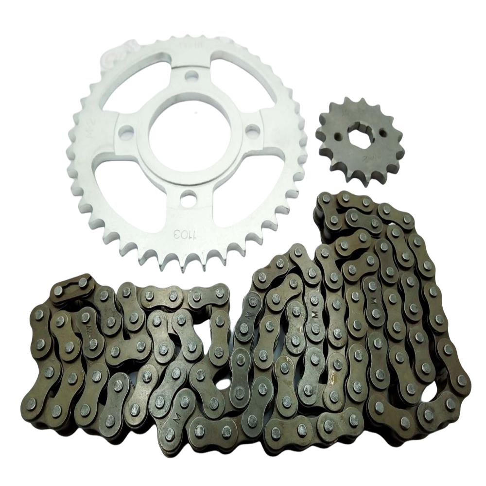 Agk 125 Ön-Arka Dişli Zincir Set Orj